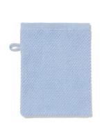 HEMA Tweedekans washand 16x21cm recycled katoen lichtblauw (lichtblauw)