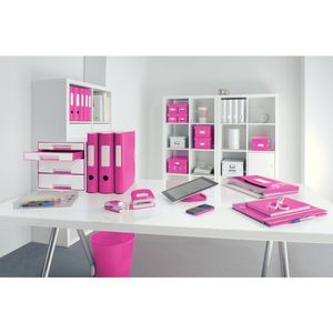 Leitz Ordner 1106 Active WOW DIN A4 Rugbreedte: 82 mm Roze (metallic) 2 beugels 1106-00-23