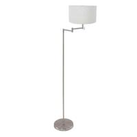 Steinhauer VloerlampBella metaal met kap wit - 3878ST