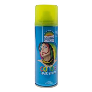 Carnaval verkleed haar verf - fluor geel - 111 ml - haarspray - Haar kleuren - carnaval