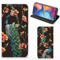 Samsung Galaxy A20e Hoesje maken Pauw met Bloemen