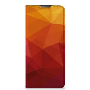 Stand Case voor Motorola Moto E20 Polygon Red