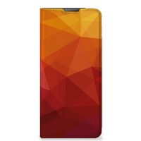 Stand Case voor Motorola Moto E20 Polygon Red - thumbnail