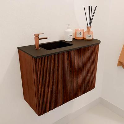 Toiletmeubel Mondiaz Joya | 61.6 cm | Meubelkleur Ruby | Faye wastafel Urban Links | 1 kraangat Toiletmeubel Mondiaz Joya | 61.6 cm | Meubelkleur Ruby | Faye wastafel Urban Links | 1 kraangat