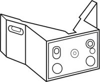 Steinel Hoeksteun EWH 02 zwart - 630560