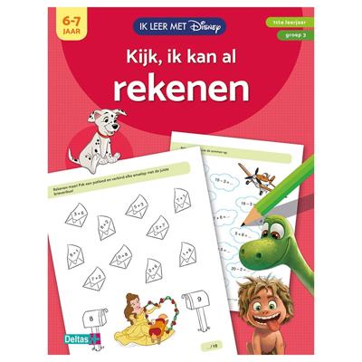 Deltas Ik leer met disney - kijk, ik kan al rekenen (6-7 j.)