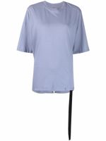 Rick Owens DRKSHDW t-shirt en coton à effet d'épaules descendues - Bleu - thumbnail