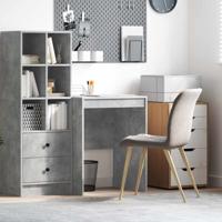 Bureau Betongrijs 60 x 50 x 76 cm Bewerkt hout