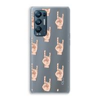 Rock: Oppo Find X3 Neo Transparant Hoesje