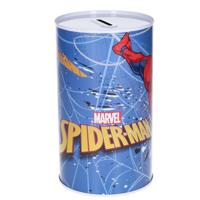 Spaarpot blik van Spiderman - kinderen - 10 x 17 cm - metaal