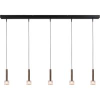 Masterlight 5-lichts hanglampFabro led - antiek koper - 2991-05-10-130-5
