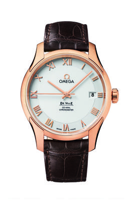 Horlogeband Omega 3153412102001 / 98000216 / De Ville Krokodillenleer Bruin 20mm