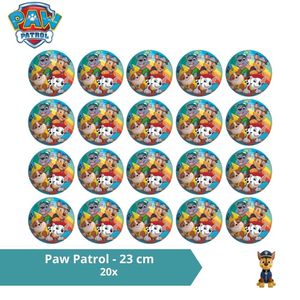 Bal - Voordeelverpakking - Paw Patrol - 23 cm - 20 stuks