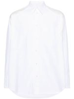 JW Anderson chemise en coton à empiècements contrastants - Blanc - thumbnail