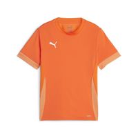 PUMA teamGOAL Matchday Voetbalshirt Kids Oranje Wit - thumbnail