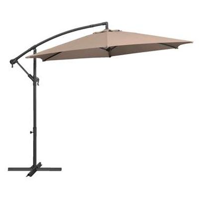 Le Sud zweefparasol Brava - taupe - Ø300 cm