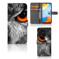 Xiaomi Redmi 10C | Telefoonhoesje | Met pasjeshouder | Uil