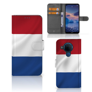 Nokia 5.4 Bookstyle Case Nederlandse Vlag
