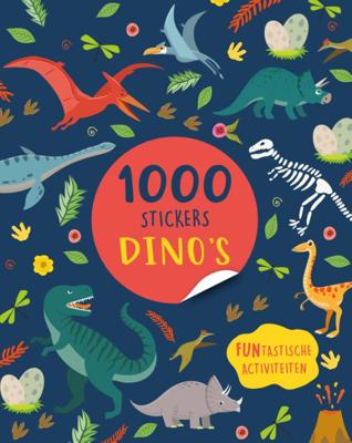1000 stickers dino&apos;s (Paperback)