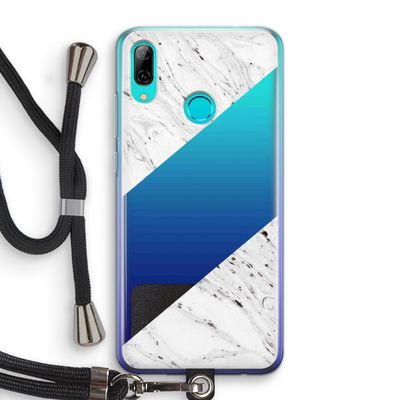 Biggest stripe: Huawei P Smart (2019) Transparant Hoesje met koord
