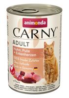 ANIMONDA Carny Adult Chicken, turkey, duck hearts - nat kattenvoer - 400g