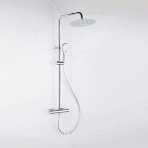 Adema Sparkle 2.0 regendoucheset met thermostaat hoofddouche 30cm handdouche 3 standen chroom 110cm SW773197