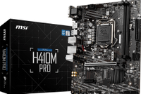 H410M PRO - Moederbord – Micro-ATX - LGA1200 Socket - H410 – Intel I219V 1G LAN – Realtek ALC892 HD audio – USB 3.2 Gen2 - thumbnail