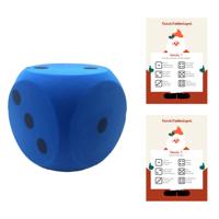 T&F Creations Kerstspel set - dobbelspel - incl foam dobbelsteen - groen T&F Creations Kerstspel set - dobbelspel - incl foam dobbelsteen - groen