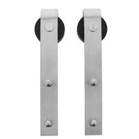 Set van 2 rollers recht 290mm tbv schuifdeurs - thumbnail