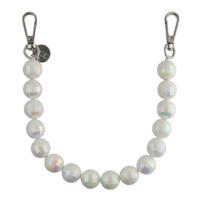 Telefoonkoord Disco - Wit - Zilver Telefoonkoord Disco - Wit - Zilver