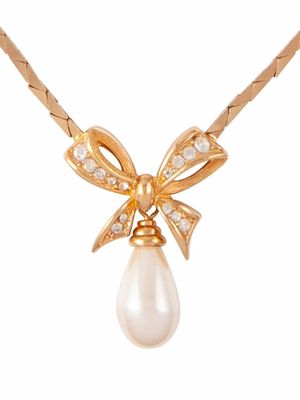 Christian Dior Pre-Owned collier à ornements en cristal pre-owned (années 1980)