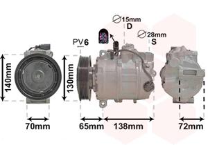 Van Wezel Airco compressor 5801K706