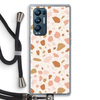 Terrazzo N°18: Oppo Find X3 Neo Transparant Hoesje met koord