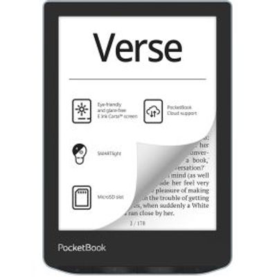 PocketBook Verse e-book reader 8 GB Wifi Zwart, Blauw