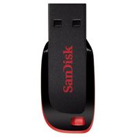 SanDisk Cruzer Blade USB flash drive 64 GB USB Type-A 2.0 Zwart, Rood - thumbnail