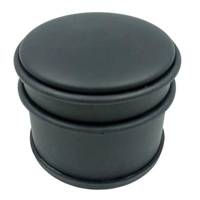 Svenska Living Deurstopper - rond - mat zwart - 10 x 8 cm - 1 kg