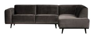 WOOOD Loungebank 'Statement' Rechts, kleur Taupe