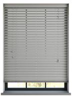Sunwood PVC jaloezie met koord - Lichtgrijs nerf