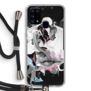 Camouflage de sommeil: Samsung Galaxy M31 Transparant Hoesje met koord