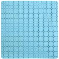 MSV Douche|bad anti-slip mat badkamer - rubber - lichtblauw - 54 x 54