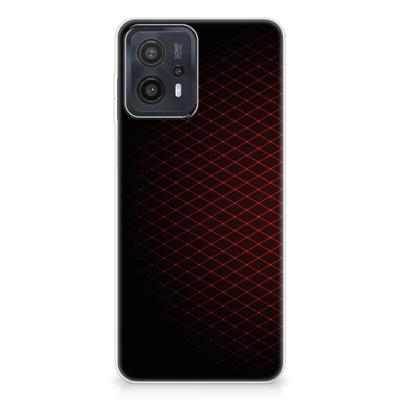 Motorola Moto G23 | G13 | TPU bumper | Geruit Rood