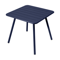 Fermob Luxembourg tuintafel vierpoot 80x80 cm Deep Blue