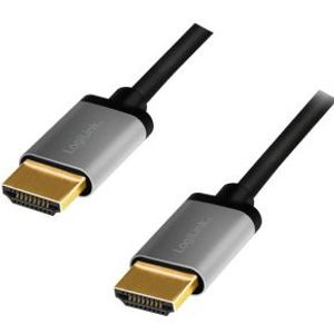 LogiLink CHA0100 HDMI kabel 1 m HDMI Type A (Standaard) Zwart, Grijs