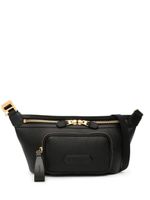 TOM FORD sac banane en cuir à logo appliqué - Noir