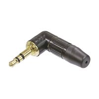 Neutrik NTP3RC-B Mini jack kabeldeel stereo haaks zwart