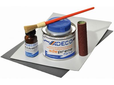 Hypalon reparatieset Adeprene Wit (2 vellen 22x14cm)