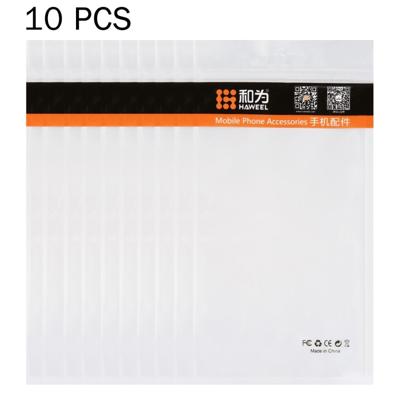 10 PC's HAWEEL 21 x 11 5 cm Hang gat duidelijk Front witte parel sieraden Zip-Lock verpakking zak