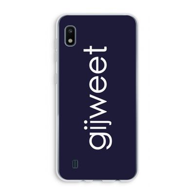 Gijweet: Samsung Galaxy A10 Transparant Hoesje