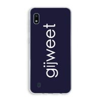 Gijweet: Samsung Galaxy A10 Transparant Hoesje