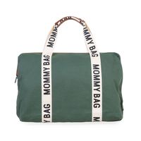 Childhome Mommy Bag Draagtas Groen Katoen, Kunstleer, Nylon, Polyester - thumbnail